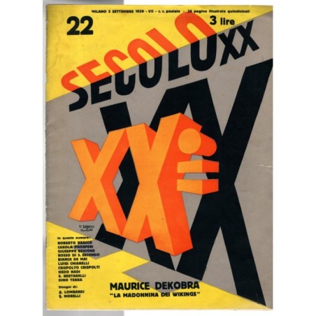 SECOLO XX-n 22, 5 settembre-1929