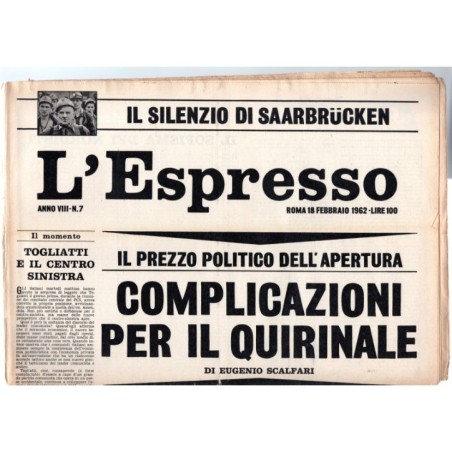 L'ESPRESSO-n 7, 18 febbraio-1962