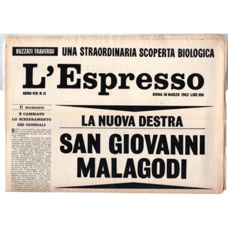 L'ESPRESSO-n 11, 18 marzo-1962