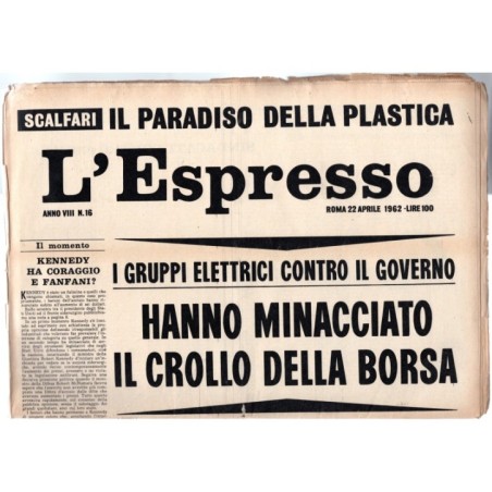 L'ESPRESSO-n 16, 22 aprile-1962