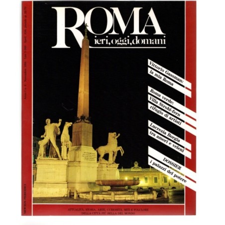 ROMA IERI, OGGI, DOMANI-n 6, novembre-1988