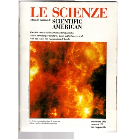 LE SCIENZE. EDIZIONE ITALIANA DI SCIENTIFIC AMERICAN-n 277, settembre-1991