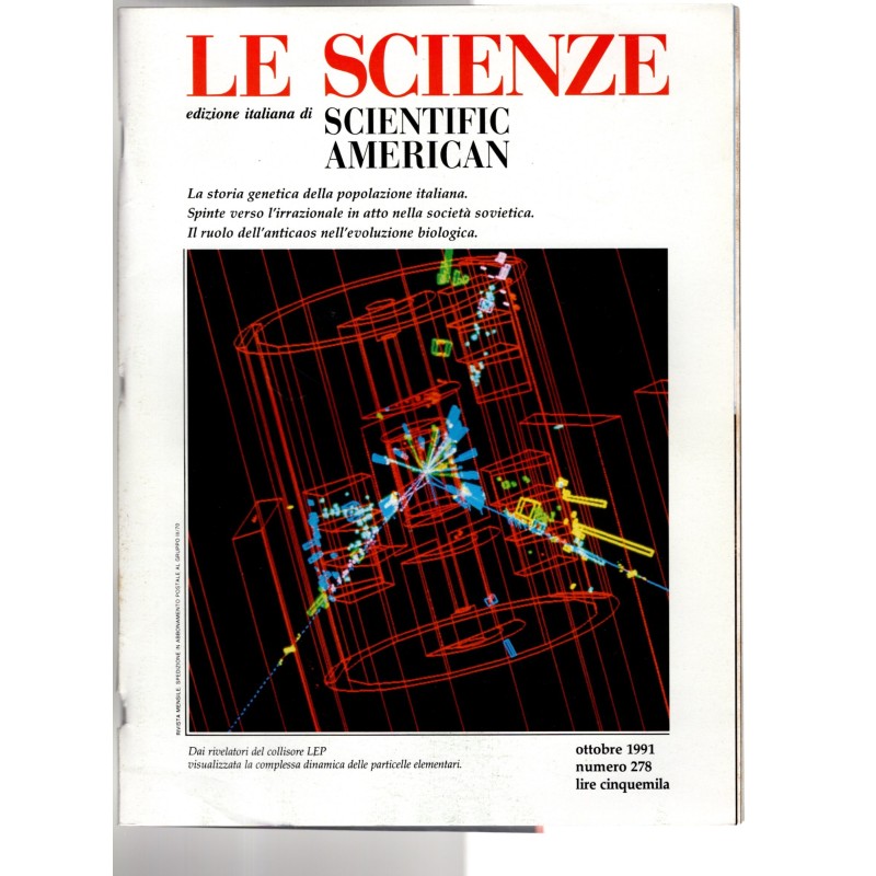 LE SCIENZE. EDIZIONE ITALIANA DI SCIENTIFIC AMERICAN-n 278, ottobre-1991