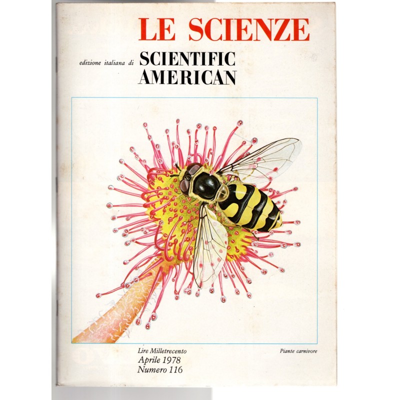LE SCIENZE. EDIZIONE ITALIANA DI SCIENTIFIC AMERICAN-n 116, aprile-1978