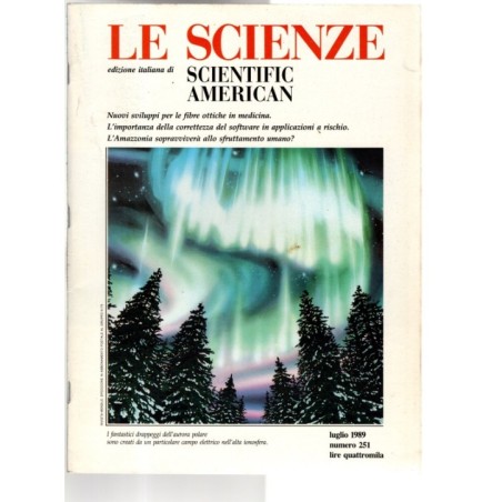 LE SCIENZE. EDIZIONE ITALIANA DI SCIENTIFIC AMERICAN-n 251, luglio-1989