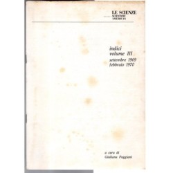 LE SCIENZE-settembre/febbraio-1969 1970