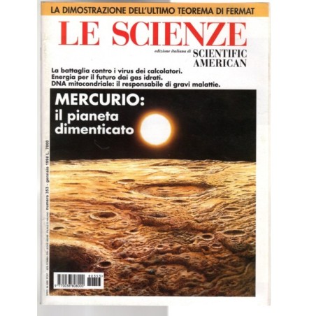 LE SCIENZE-n 353, gennaio-1998