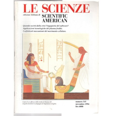 LE SCIENZE. EDIZIONE ITALIANA DI SCIENTIFIC AMERICAN-n 315, novembre-1994
