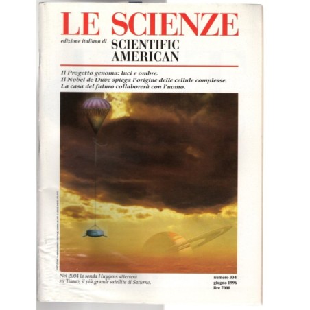 LE SCIENZE. EDIZIONE ITALIANA DI SCIENTIFIC AMERICAN-n 334, giugno-1996