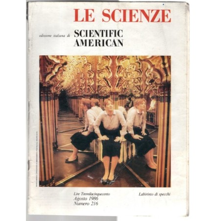 LE SCIENZE. EDIZIONE ITALIANA DI SCIENTIFIC AMERICAN-n 216, agosto-1986