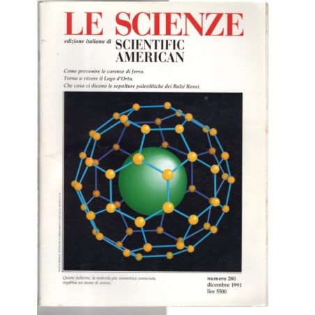 LE SCIENZE. EDIZIONE ITALIANA DI SCIENTIFIC AMERICAN-n 280, dicembre-1991