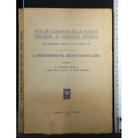 ATTI DEI CONGRESSI DELLA SOCIETA' ITALIANA DI MEDICINA INTERNA