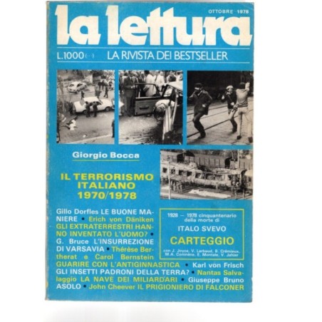 LA LETTURA-n 10, ottobre-1978