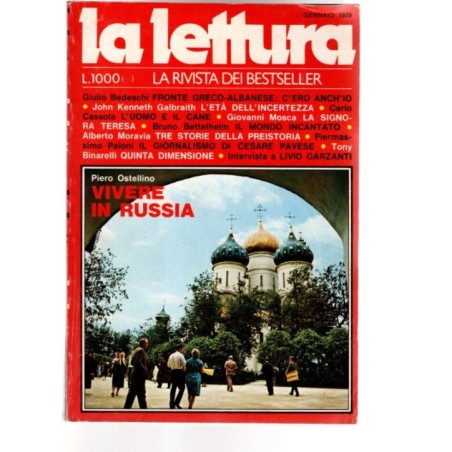 LA LETTURA-n 1, gennaio-1978