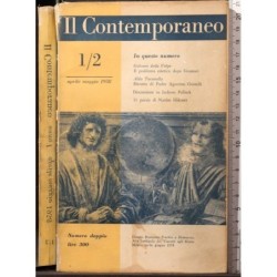 IL CONTEMPORANEO-n 1/2, aprile/maggio-1958