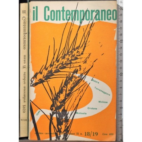 IL CONTEMPORANEO-n 18/19, ottobre/novembre-1959