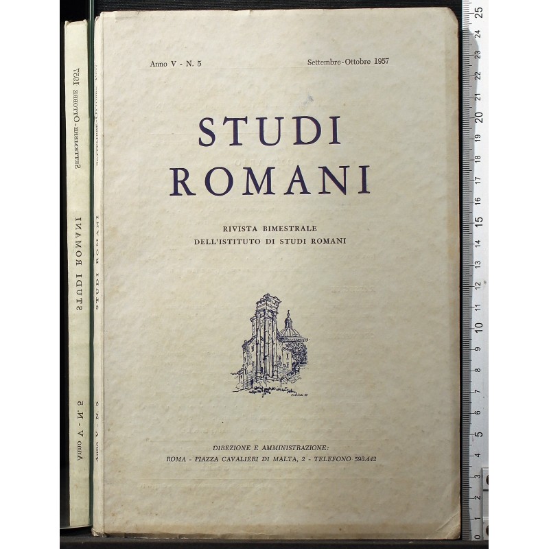 STUDI ROMANI-n 5, settembre-ottobre-1957