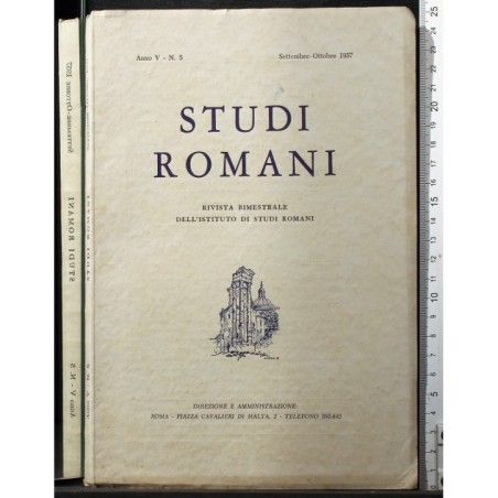 STUDI ROMANI-n 5, settembre-ottobre-1957
