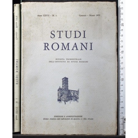 STUDI ROMANI-n 1, gennaio-marzo-1979