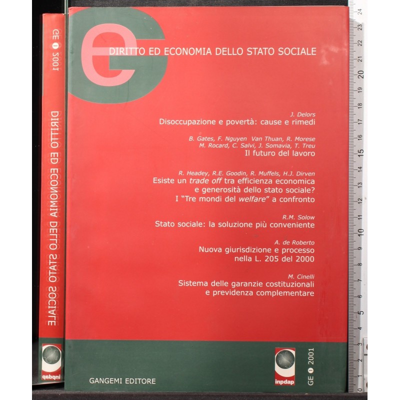 GE DIRITTO ED ECONOMIA DELLO STATO SOCIALE-n 1-2001
