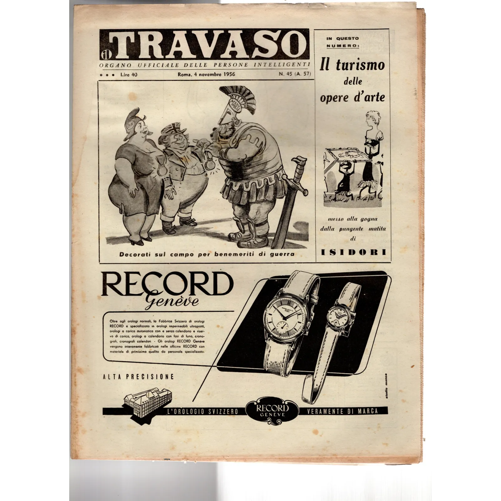 IL TRAVASO-n 45, 4 novembre-1956