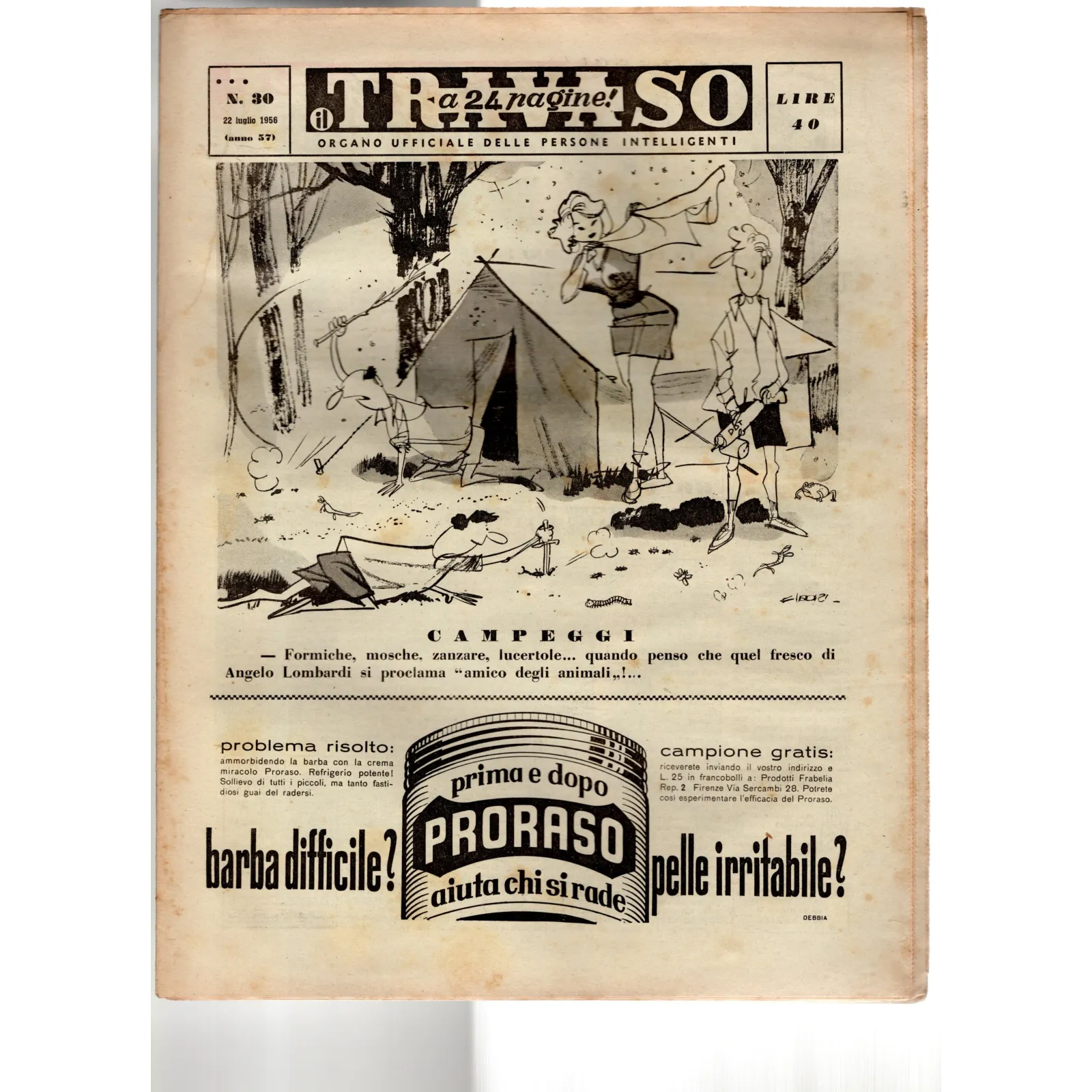 IL TRAVASO-n 30, 22 luglio-1956