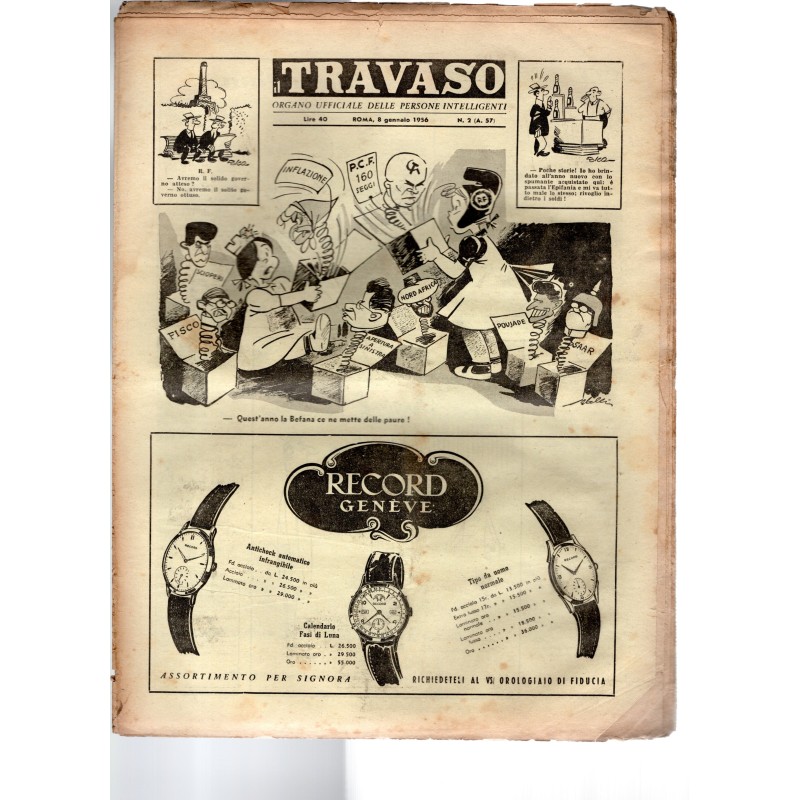 IL TRAVASO-n 2, 8 gennaio-1956