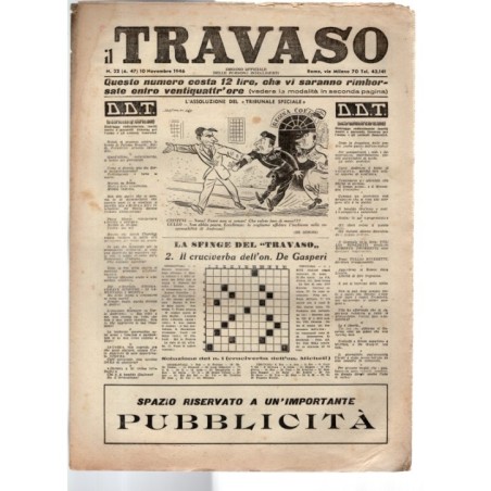 IL TRAVASO-n 22, 10 novembre-1946