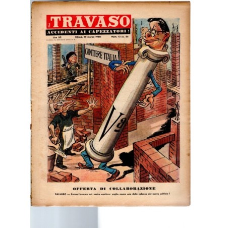 IL TRAVASO-n 12, 19 marzo-1950