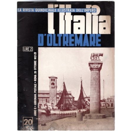 L'ITALIA D'OLTREMARE-n 20, 20 ottobre-1937