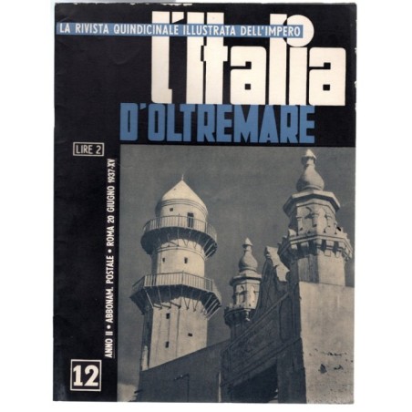 L'ITALIA D'OLTREMARE-n 12, 20 giugno-1937