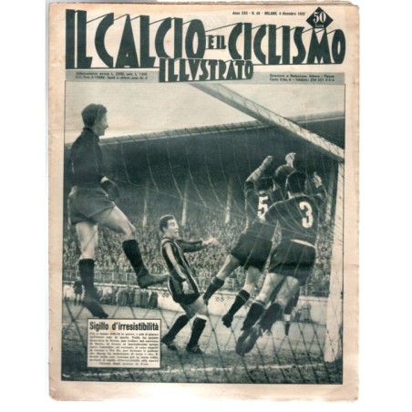 IL CALCIO E IL CICLISMO ILLUSTRATO-n 49, 4 dicembre-1952