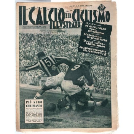 IL CALCIO E IL CICLISMO ILLUSTRATO-n 40, 6 ott-1955