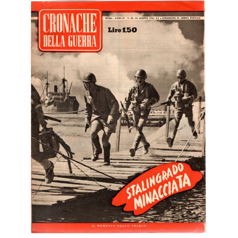 CRONACHE DELLA GUERRA-n 33, 15 agosto-1942