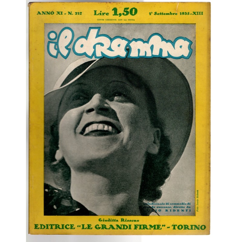 IL DRAMMA-n 217, 1 settembre-1935