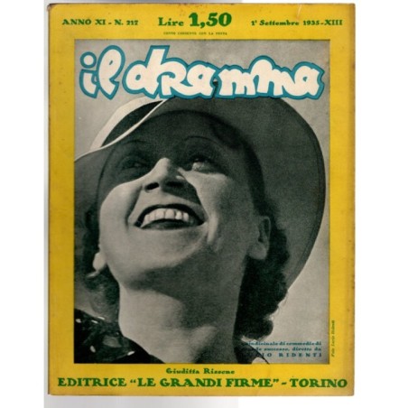 IL DRAMMA-n 217, 1 settembre-1935