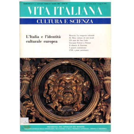 VITA ITALIANA. CULTURA E SCIENZA-n 1, gen/feb/mar-1988