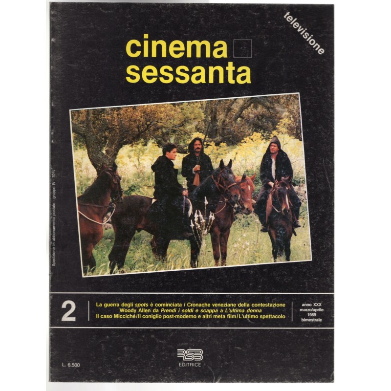CINEMA SESSANTA-n 2, marzo/aprile-1989