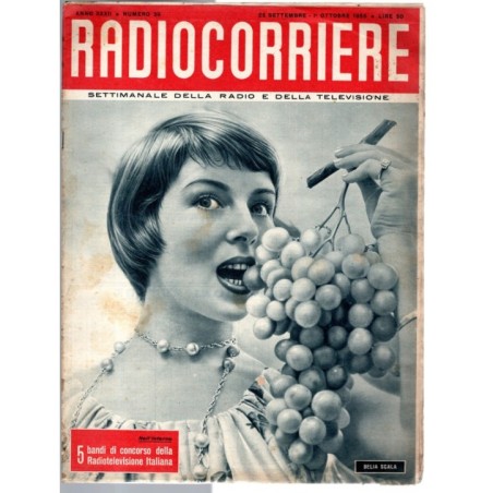 RADIOCORRIERE-n 39, 25 settembre-1 ottobre-1955
