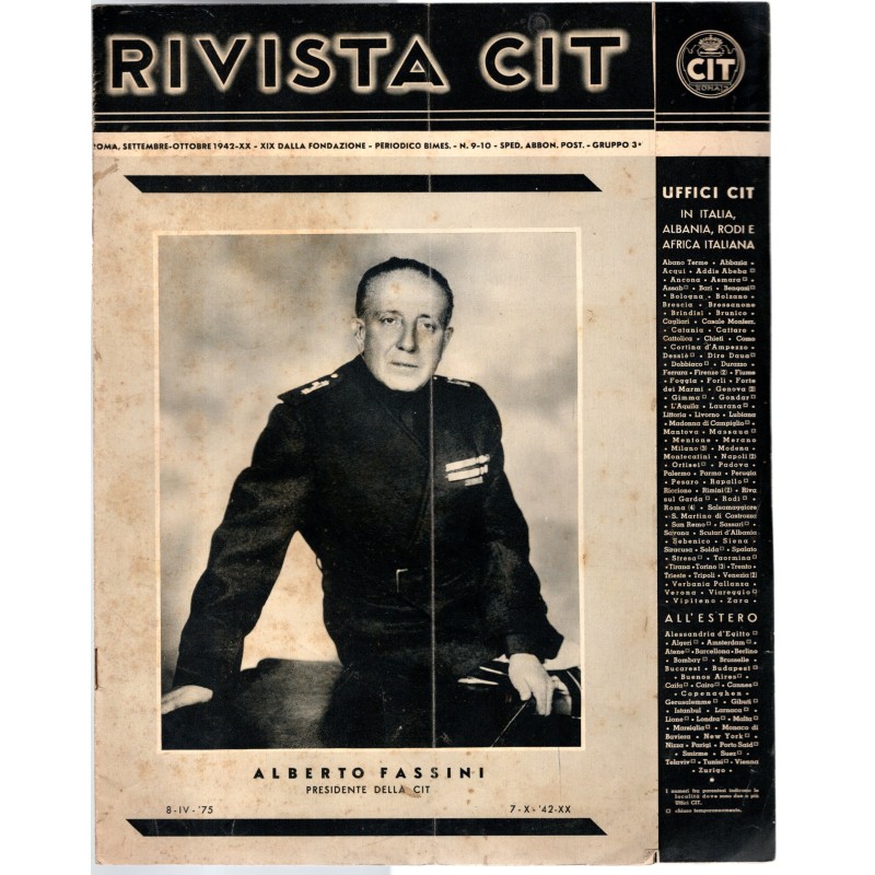 RIVISTA CIT-n 9-10, settembre/ottobre-1942
