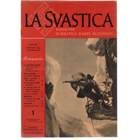 LA SVASTICA-n 1, gennaio, prima quindicina-1943