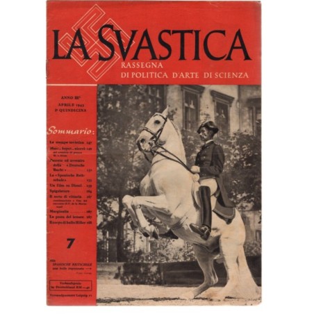LA SVASTICA-n 7, aprile, prima quindicina-1943