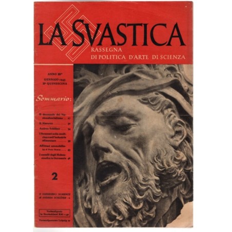 LA SVASTICA-n 2, gennaio, seconda quindicina-1943