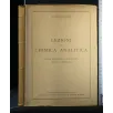 LEZIONI DI CHIMICA ANALITICA