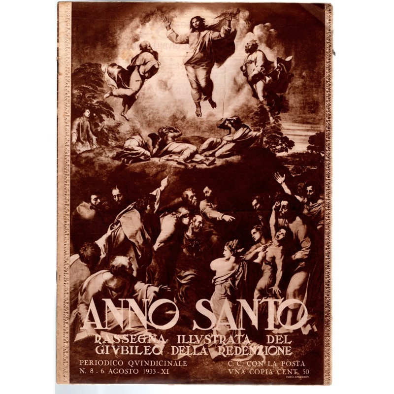 ANNO SANTO-n 8, 6 agosto-1933