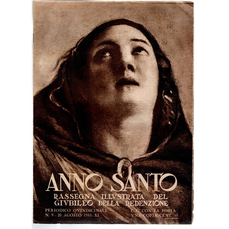 ANNO SANTO-n 9, 20 agosto-1933