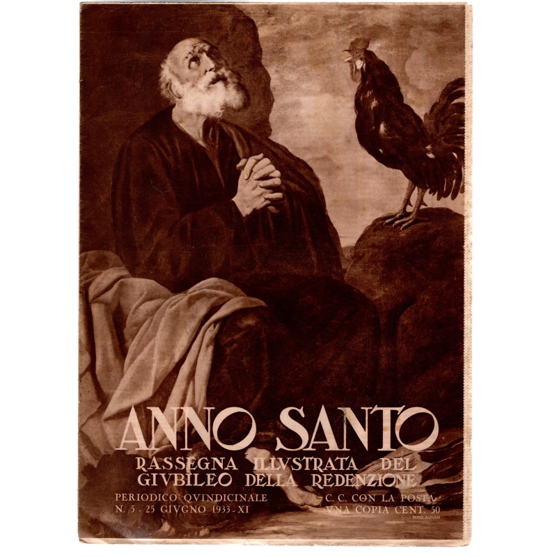 ANNO SANTO-n 5, 25 giugno-1933