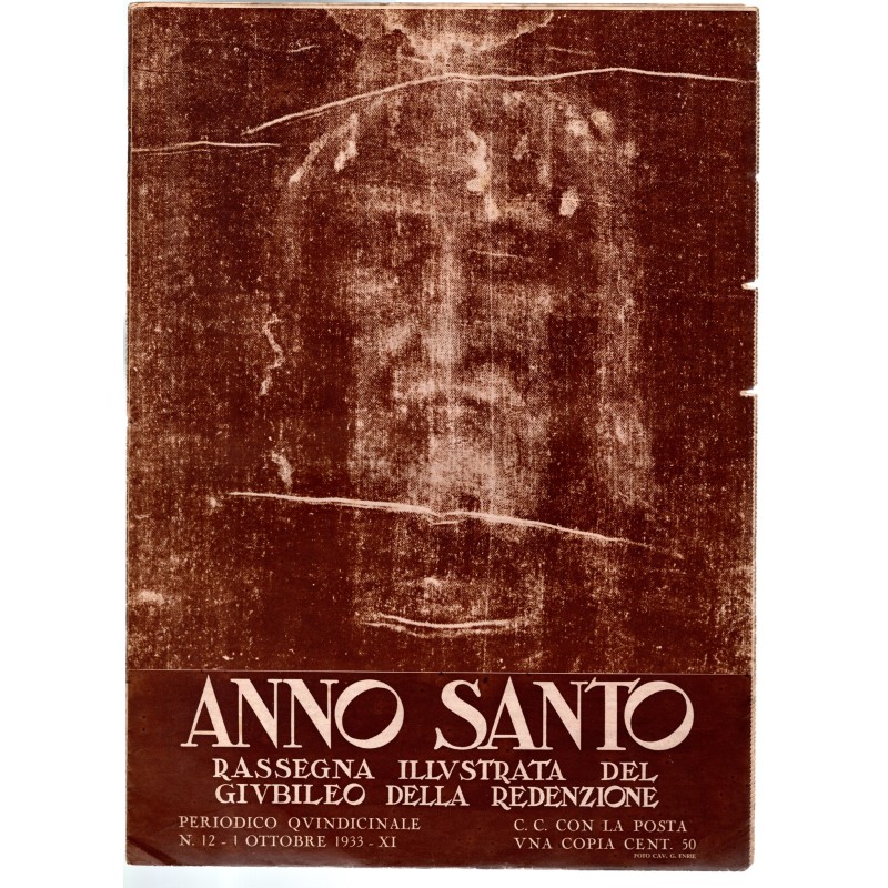 ANNO SANTO-n 12, 1 ottobre-1933