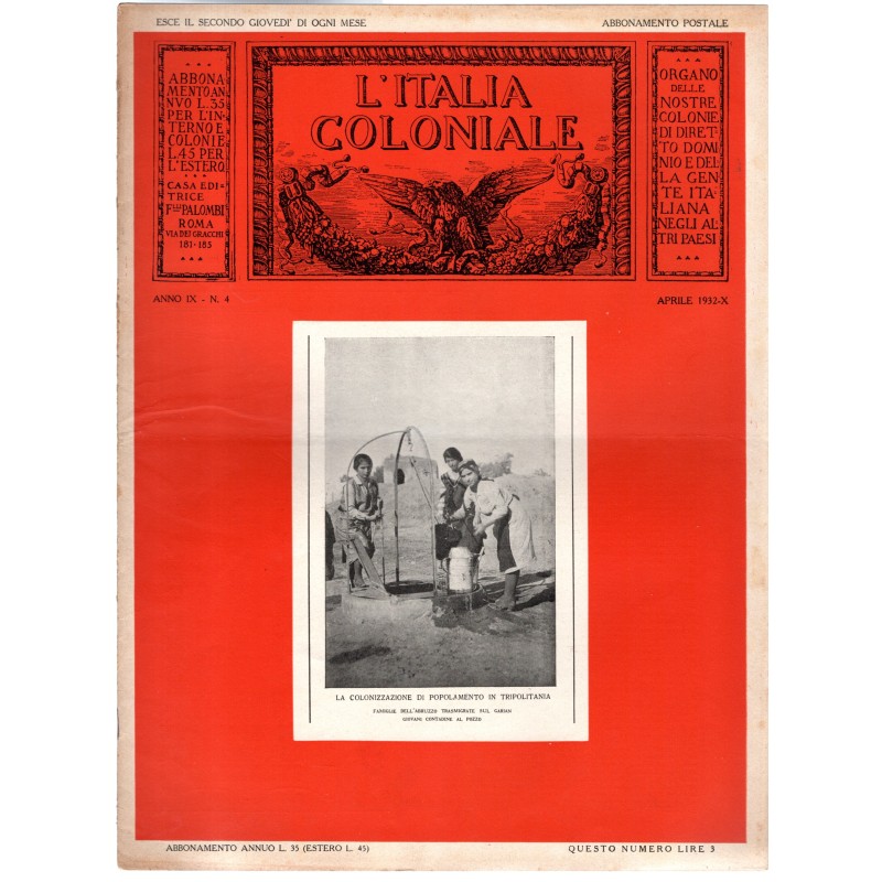 L'ITALIA COLONIALE-n 4, aprile-1932