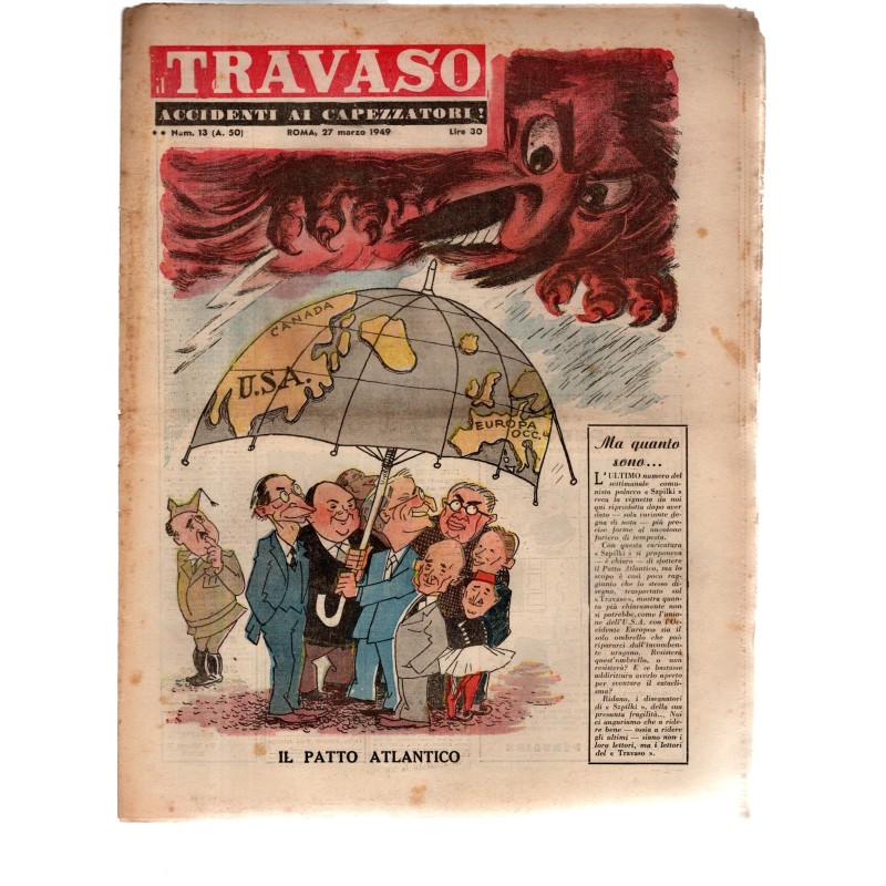 IL TRAVASO-n 13, 27 marzo-1949